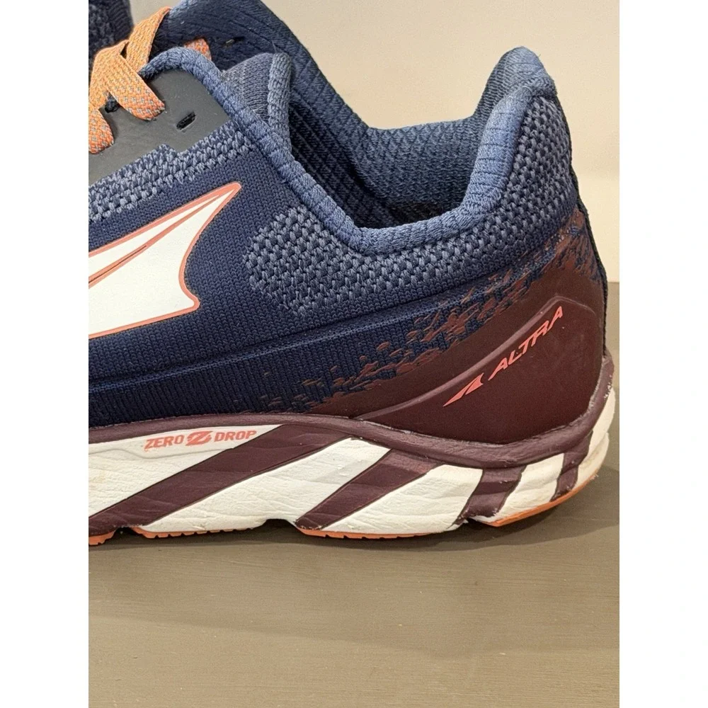 Altra Torin 4 Womens Sz 11 Blue/Burgundy Athletic Running Walking Zero Drop Shoe